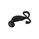 Stimulator Prostata Dream Toys Fatasstic, Negru, cu maner tip inel, silicon moale, stimulare perineu, 13.5 cm
