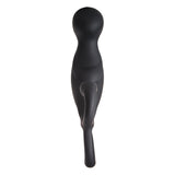 Stimulator Prostata Dream Toys Fatasstic, Negru, cu maner tip inel, silicon moale, stimulare perineu, 13.5 cm