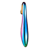 Dildo Elegant din Sticla Borosilicata Glamour Glass – 18 cm, Curbat, pentru Stimulare Vaginala si Anala – Jucarie Sexuala Sigura pentru Jocuri de Temperatura
