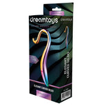 Dildo Elegant din Sticla Borosilicata Glamour Glass – 18 cm, Curbat, pentru Stimulare Vaginala si Anala – Jucarie Sexuala Sigura pentru Jocuri de Temperatura