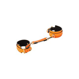 Dreamtoys Catuse BDSM Bondage Stralucitoare in Intuneric cu Captuseala Moale si Lant Detasabil - Fetish si Bondage Reglabile pentru Jocuri BDSM