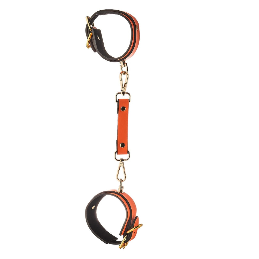Dreamtoys Catuse BDSM Bondage Stralucitoare in Intuneric cu Captuseala Moale si Lant Detasabil - Fetish si Bondage Reglabile pentru Jocuri BDSM