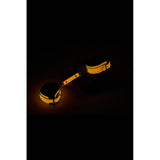 Dreamtoys Catuse BDSM Bondage pentru glezne stralucitoare in intuneric Dream Toys Radiant - Reglabile, Captuseala moale, Lant detasabil, Accesorii fara nichel