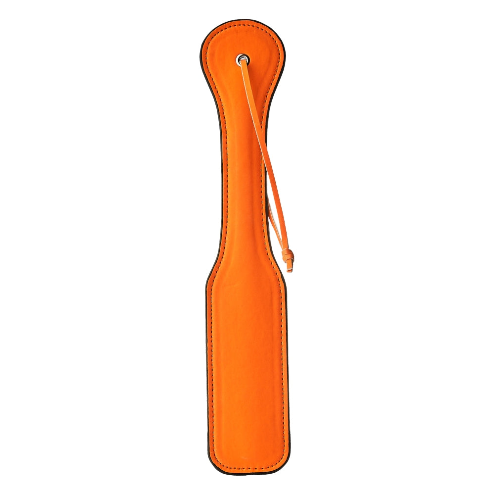 BDSM Paleta Spanking Fosforescenta Glow-in-the-Dark Radiant – 32 cm, Flexibila cu Snur pentru Prindere