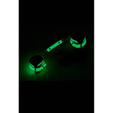 Catuse fosforescente BDSM Bondage captusite cu neopren, reglaj cu catarama, lant detasabil, accesorii bondage pentru incepatori si avansati