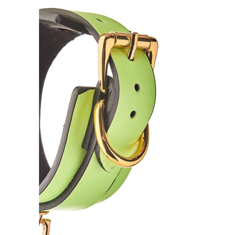 Catuse fosforescente BDSM Bondage captusite cu neopren, reglaj cu catarama, lant detasabil, accesorii bondage pentru incepatori si avansati
