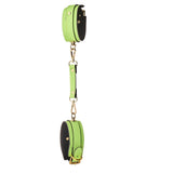 Catusi de glezna BDSM Bondage fosforescente ajustabile cu lant detasabil Dream Toys Radiant - accesorii BDSM cu captuseala moale si detalii din metal fara nichel