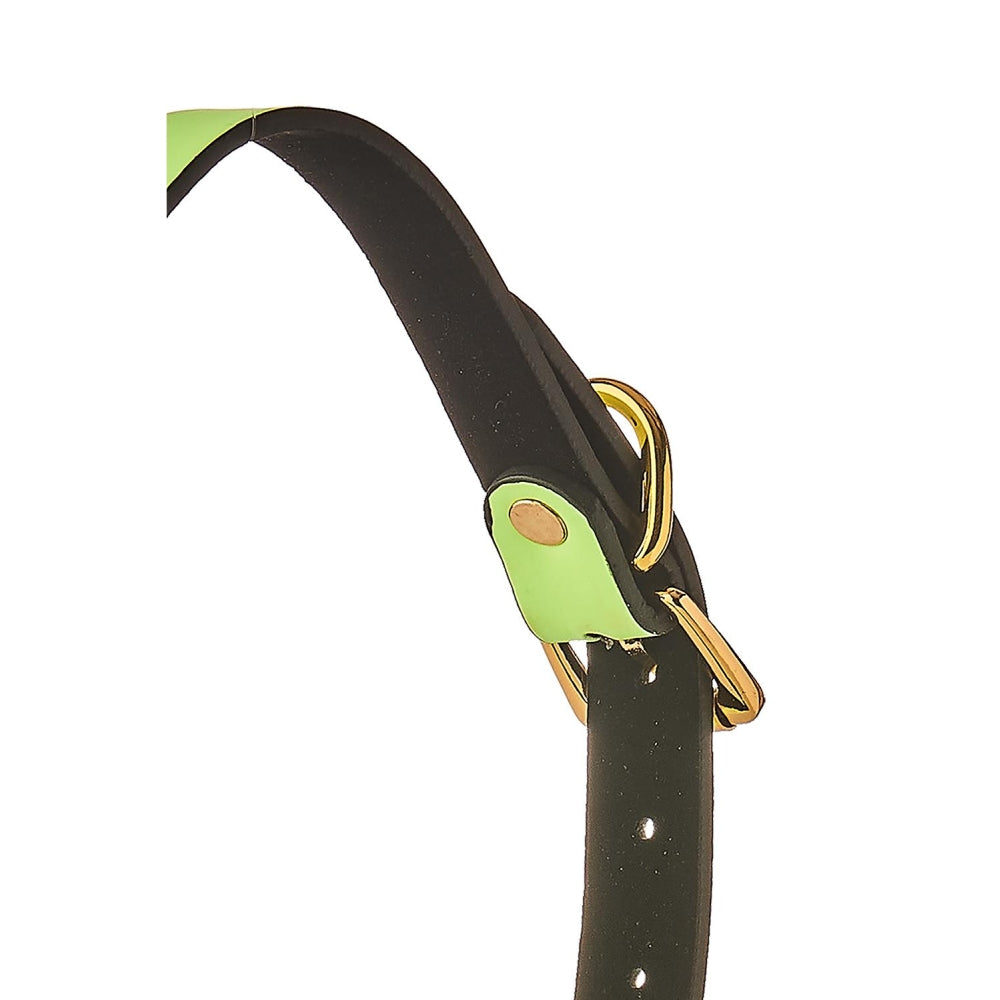 Cagula cu bila fosforescenta Dream Toys Radiant, accesorii BDSM, ajustabila, bila silicon 4 cm, captuseala moale neopren