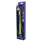 Flogger Bici Fosforescent BDSM/Fetis Dream Toys Radiant cu Franjuri din Piele Ecologica, Maner Solid si Snur de Prindere, 30 cm Lungime, pentru Cupluri