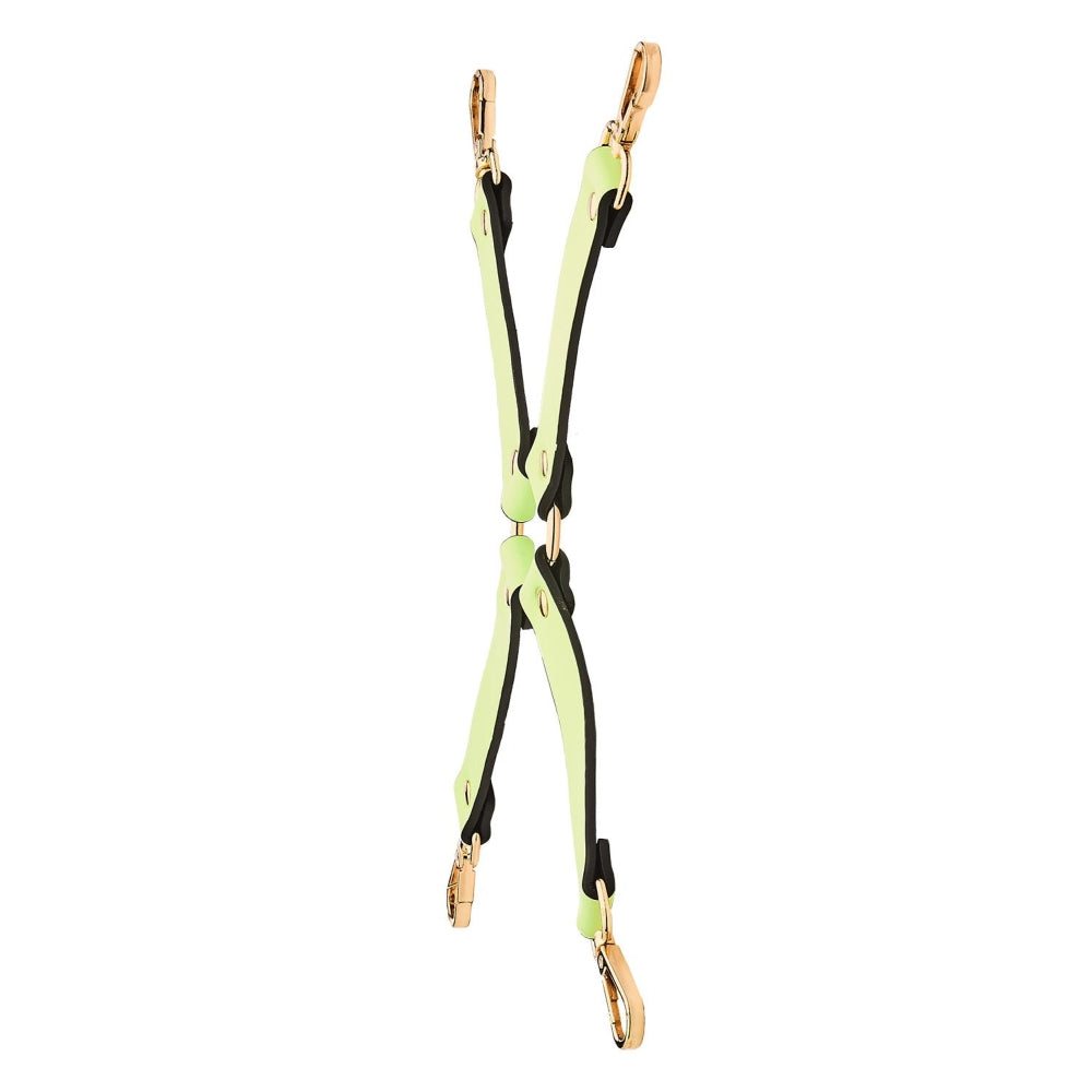 Catuse BDSM Bondage Hogtie Fosforescent Dream Toys Radiant, Accesorii cu Carabiniere si Metal Fara Nichel