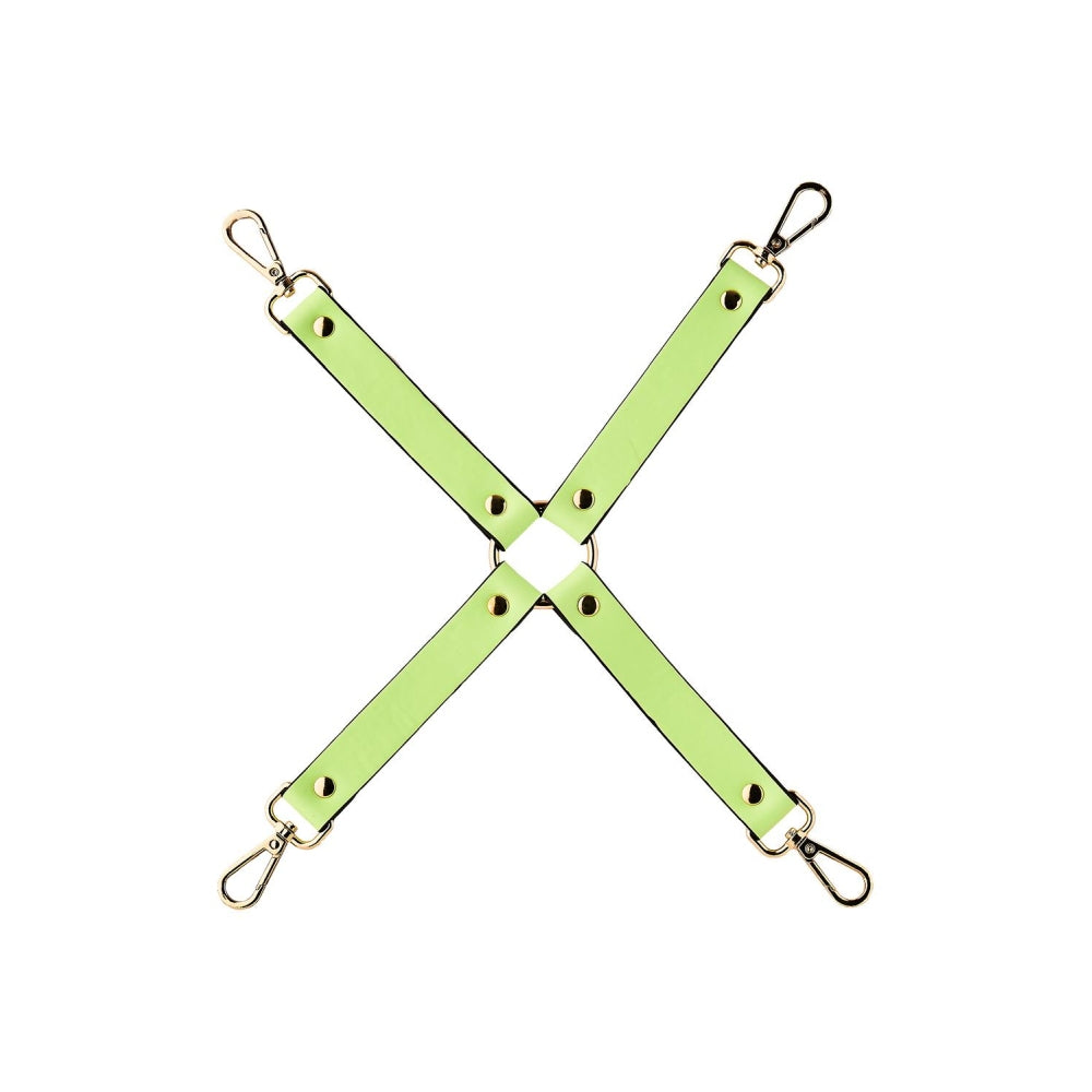 Catuse BDSM Bondage Hogtie Fosforescent Dream Toys Radiant, Accesorii cu Carabiniere si Metal Fara Nichel