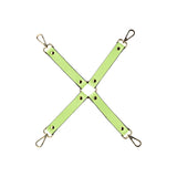Catuse BDSM Bondage Hogtie Fosforescent Dream Toys Radiant, Accesorii cu Carabiniere si Metal Fara Nichel