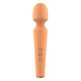 Vibrator Luxury Dreamtoys Glam Wand, Portocaliu, 21.5 cm, 5 Moduri Vibratii, 3 Moduri Viteza