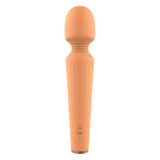 Vibrator Luxury Dreamtoys Glam Wand, Portocaliu, 21.5 cm, 5 Moduri Vibratii, 3 Moduri Viteza