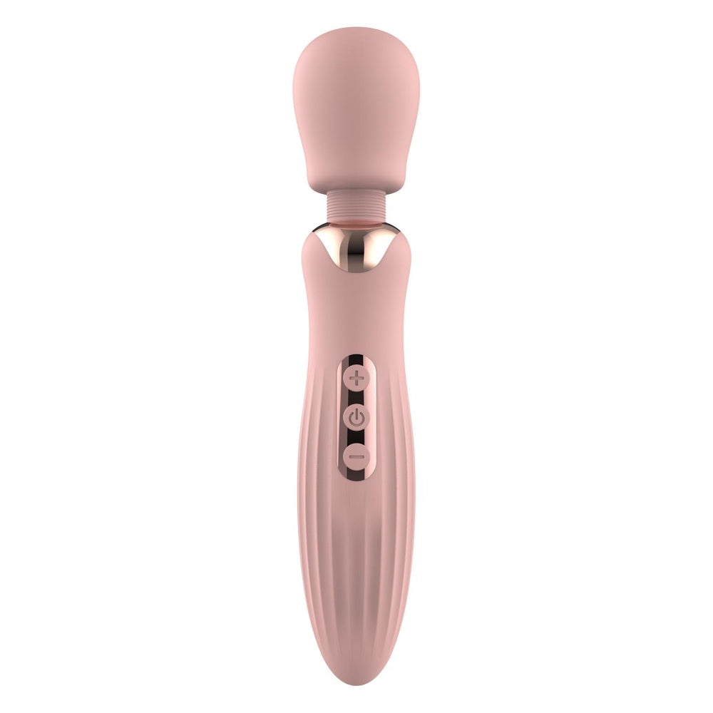 Vibrator Wand Dreamtoys Glam Large, Roz, 24 cm, 5 Moduri Vibratii, 3 Moduri Viteza