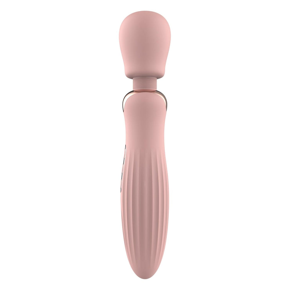 Vibrator Wand Dreamtoys Glam Large, Roz, 24 cm, 5 Moduri Vibratii, 3 Moduri Viteza