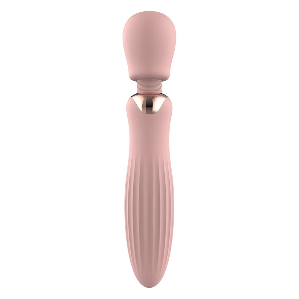 Vibrator Wand Dreamtoys Glam Large, Roz, 24 cm, 5 Moduri Vibratii, 3 Moduri Viteza