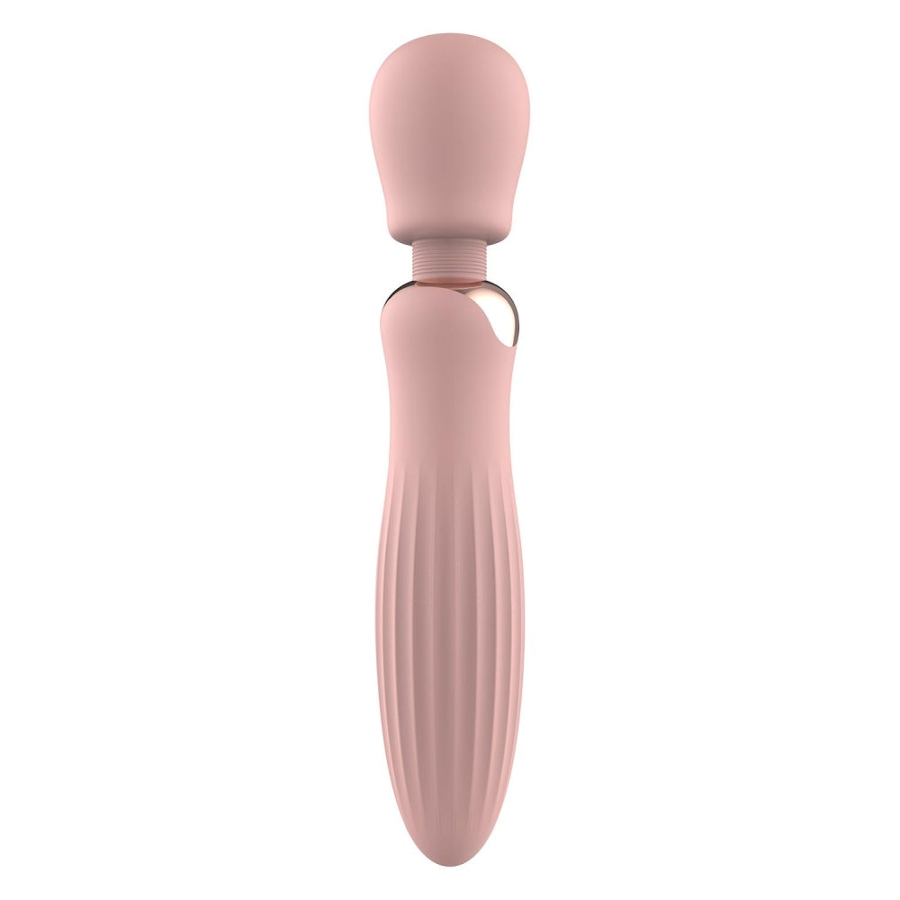 Vibrator Wand Dreamtoys Glam Large, Roz, 24 cm, 5 Moduri Vibratii, 3 Moduri Viteza