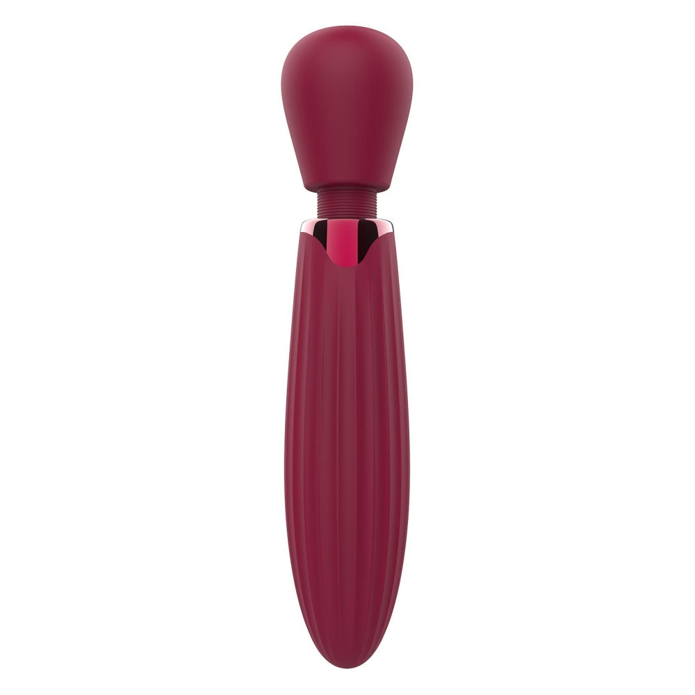 Vibrator Luxury Dreamtoys Glam Wand, Visiniu, 5 Moduri Viteza, 5 Moduri Vibratii, 20.5 cm, Incarcare USB