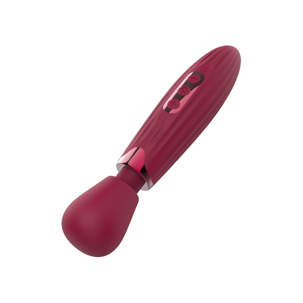 Vibrator Luxury Dreamtoys Glam Wand, Visiniu, 5 Moduri Viteza, 5 Moduri Vibratii, 20.5 cm, Incarcare USB