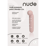 Vibrator Dreamtoys Nude Liv Travel, Roz, Ideal pentru calatorii, 14.5 cm