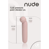 Vibrator Dreamtoys Nude Liv Travel, Roz, Ideal pentru calatorii, 14.5 cm