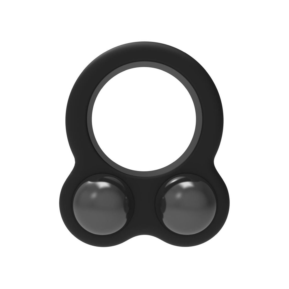 Inel Pentru Penis Ramrod 2 Greutati - Negru, 114g - Pentru Exercitii Kegel, intarirea musculaturii pelviene - Ideal pentru controlarea ejacularii si un penis mai puternic
