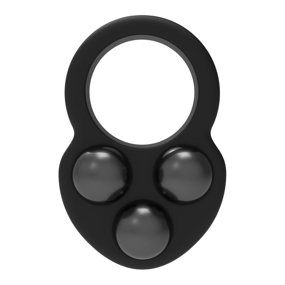 Inel Pentru Penis Ramrod 3 Greutati - Negru, 171g - Pentru Exercitii Kegel, intarirea musculaturii pelviene - Ideal pentru controlarea ejacularii si un penis mai puternic