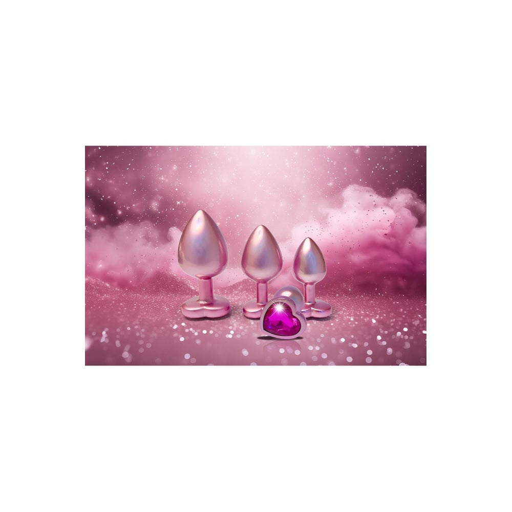 Set 3 Dopuri Anale Roz Perlat Gleaming Love