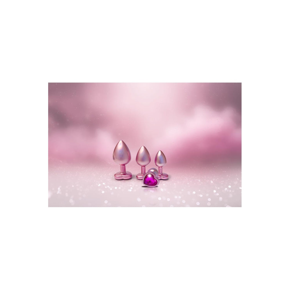 Set 3 Dopuri Anale Roz Perlat Gleaming Love