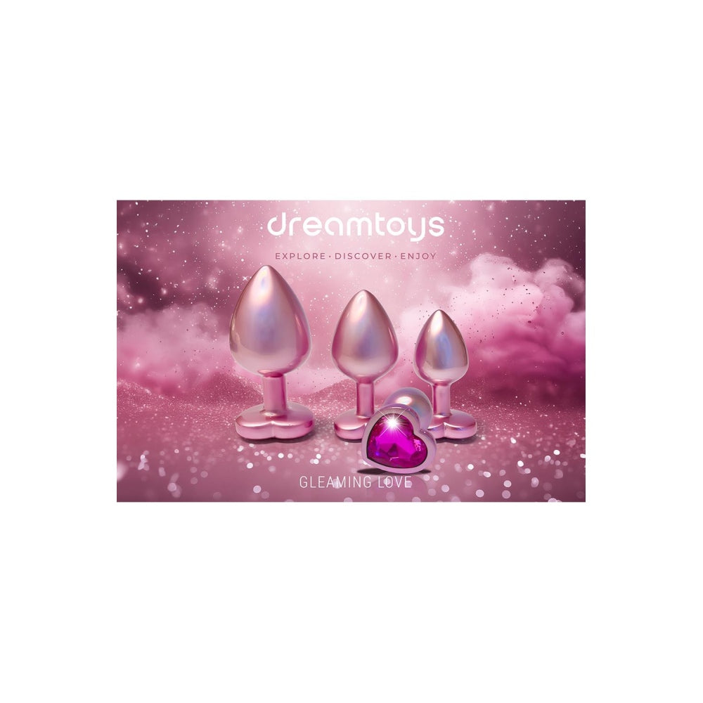 Set 3 Dopuri Anale Roz Perlat Gleaming Love