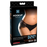 Chiloti Negri Vibratori HookUp Panties Pipedream - Remote Princess Panty, Plug din Silicon Elite, Telecomanda Wireless, One Size