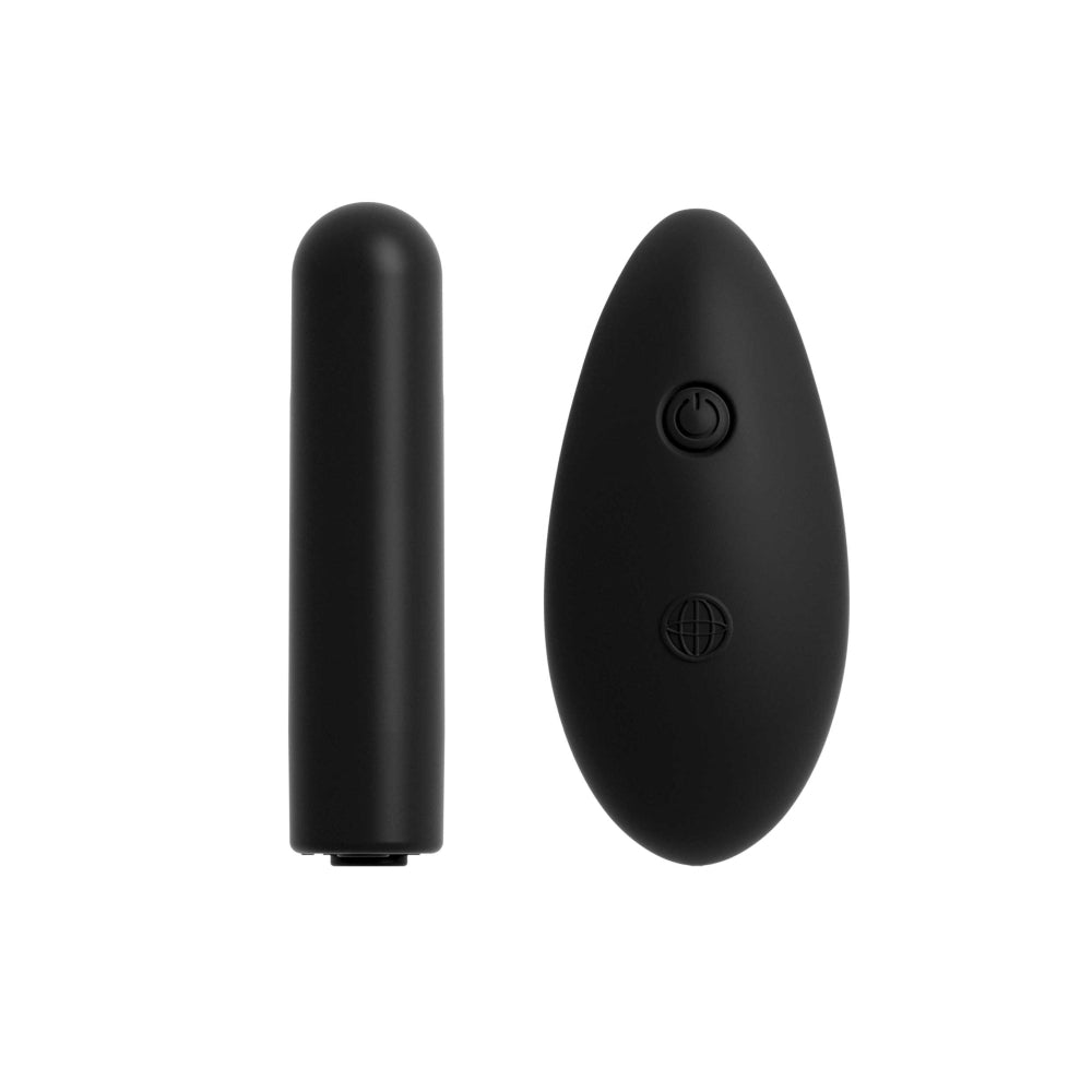 Chiloti Negri Vibratori HookUp Panties Pipedream - Remote Princess Panty, Plug din Silicon Elite, Telecomanda Wireless, One Size