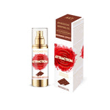 Ulei de Masaj Afrodiziac Mai Cosmetics 30 ml - formula comestibila cu gust de ciocolata - cu feromoni si efect de incalzire - flacon in forma de spray, ideal pentru calatorii