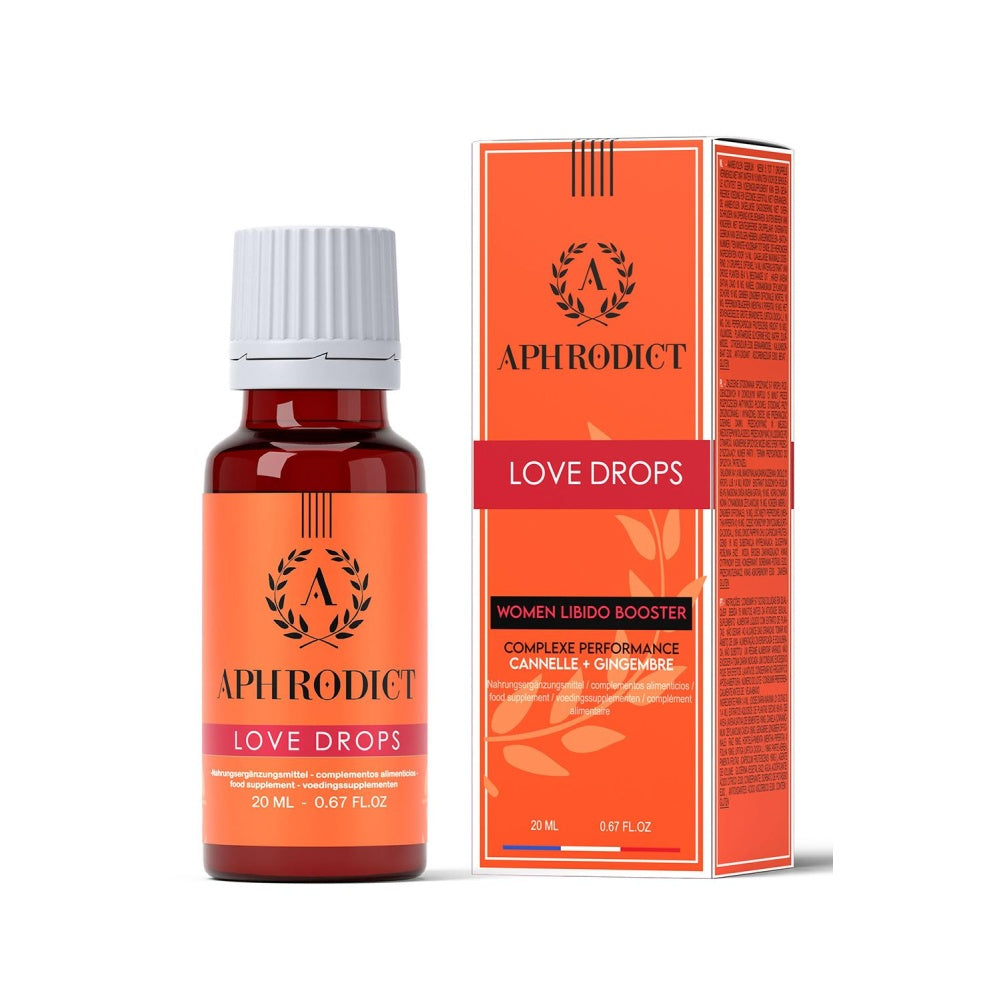 Picaturi Stimulante Aphrodict Love Drops 20 ml - afrodiziac puternic ce creste libidoul, intensifica placerea - formula naturala pe baza de plante cu efect rapid