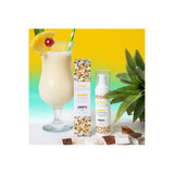 Ulei de masaj incalzitor Exsens Pina Colada 50 ml, natural, fara parabeni, pentru barbati, femei si cupluri, comestibil si sigur pentru corp