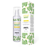 Ulei de masaj incalzitor Exsens Spearmint Organic 50 ml, organic, natural, fara parabeni, pentru barbati, femei si cupluri, comestibil si sigur pentru corp