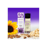 Ulei de masaj organic Exsens Amethyst Sweet Almond certificat BIO - imbogatit cu esente de ametist pentru relaxare si bunastare - transparent, 100 ml