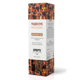 Ulei de masaj organic Exsens Tiger Eye Macadamia certificat BIO - imbogatit cu esente de ochi de tigru pentru alungarea energiilor negative - transparent, 100 ml