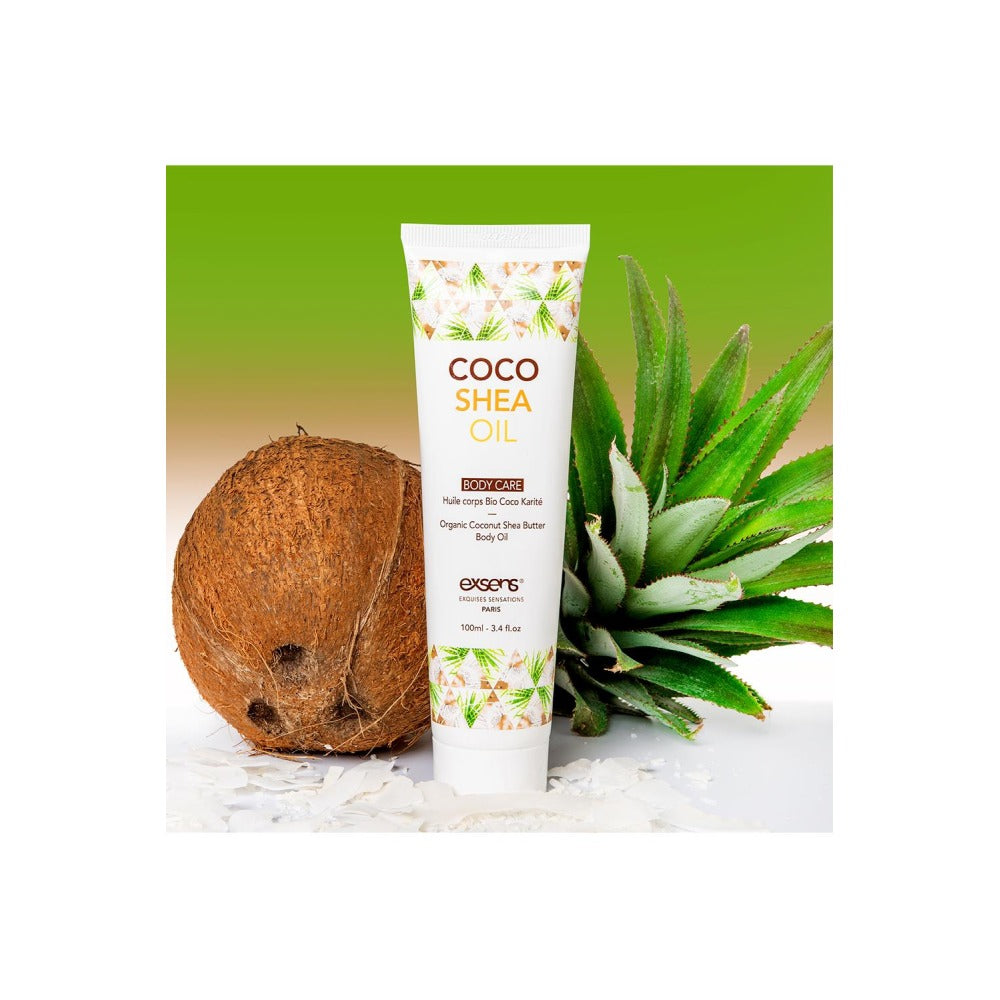 Ulei pentru corp organic Exsens Coco Shea Oil certificat BIO 100 ml