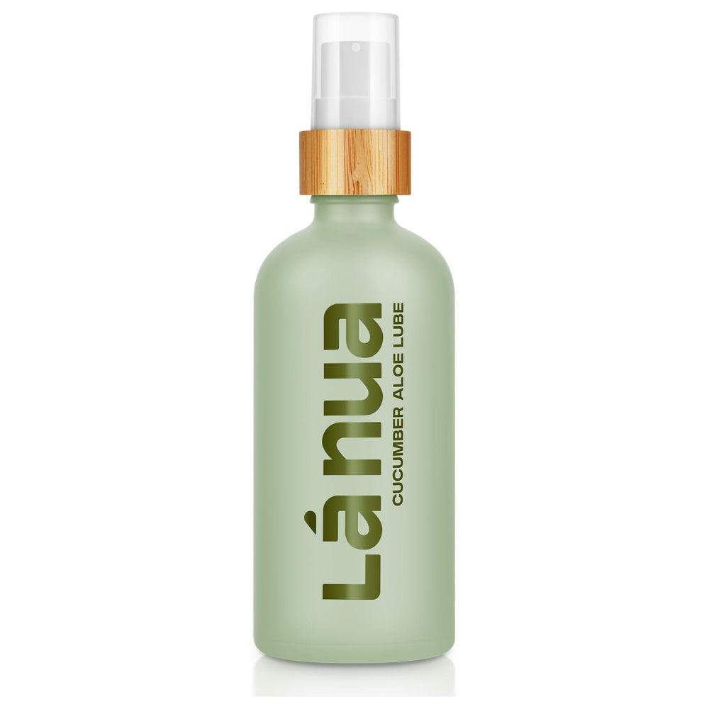 Lubrifiant comestibil pe baza de apa La Nua Cucumber Aloe cu aroma de castravete si aloe, ingrediente curate si eficiente, de lunga durata, sigur pentru jucarii, non-lipicios si hipoalergenic, lux pur si sustenabil pentru planeta noastra