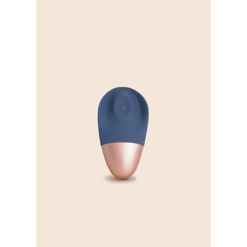 Vibrator SMART cu Suctiune Deia the Arouser, Albastru, 10 Moduri Vibratii