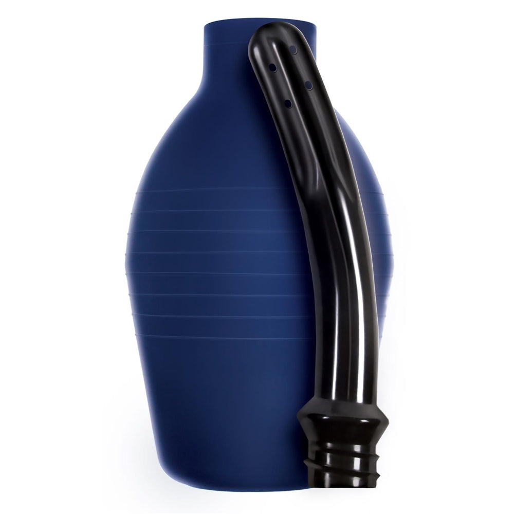 Dus Anal Renegade Body Cleanser, Albastru, cu duza flexibila