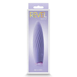 Vibrator Mini NS Novelties Revel Kismet  11.8 cm - silicon moale lila - reincarcabil - 8 Functii - compatibil cu toti lubrifiantii