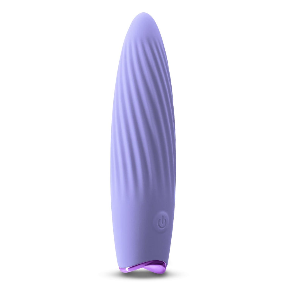 Vibrator Mini NS Novelties Revel Kismet  11.8 cm - silicon moale lila - reincarcabil - 8 Functii - compatibil cu toti lubrifiantii