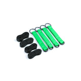 Set BDSM Curele Imobilizare Pat Electra Play Things – Captusite cu Neopren, Material Sintetic, Usor de Curatat, Ideal pentru Jocuri BDSM, Verde Neon