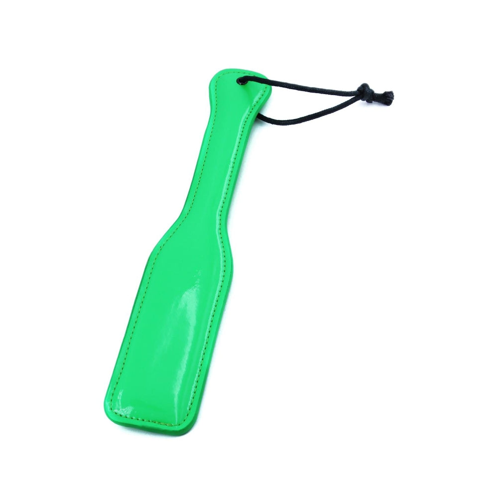 Bondage Paddle BDSM Fetis - Paleta Electra din PU Sintetic si Neopren, 47 cm - Accesoriu pentru Jocuri Erotice
