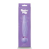 Vibrator NS Novelties Sugar Pop Twist 16 cm - silicon moale lila - reincarcabil - ax cu rotatie - 7 Functii - compatibil cu toti lubrifiantii - rezistent la apa IPX7
