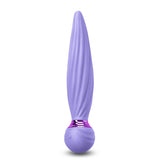 Vibrator NS Novelties Sugar Pop Twist 16 cm - silicon moale lila - reincarcabil - ax cu rotatie - 7 Functii - compatibil cu toti lubrifiantii - rezistent la apa IPX7