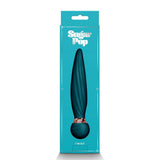 Vibrator NS Novelties Sugar Pop Twist 16 cm - silicon moale turcoaz - reincarcabil - ax cu rotatie - 7 Functii - compatibil cu toti lubrifiantii - rezistent la apa IPX7